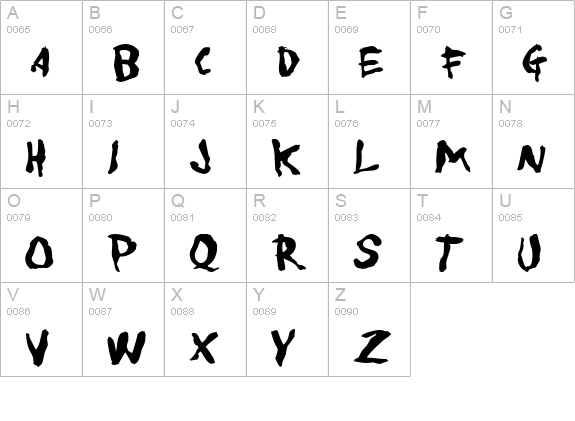 To forgive uppercase A-Z preview