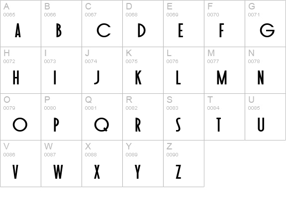 Toasted Vein BTN Bold uppercase A-Z preview