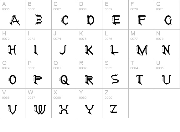 Tobin Tax uppercase A-Z preview