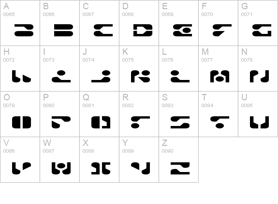 TOILET dsnp uppercase A-Z preview