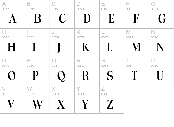 ToledoSerial-Medium-Regular uppercase A-Z preview