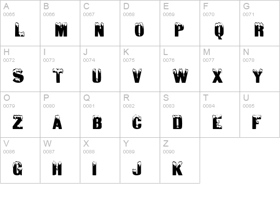Tone Plain uppercase A-Z preview
