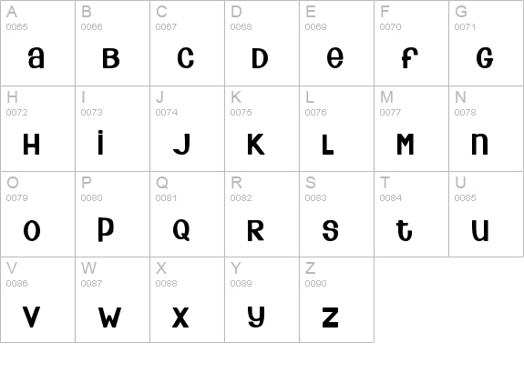 Too Much Paper! uppercase A-Z preview