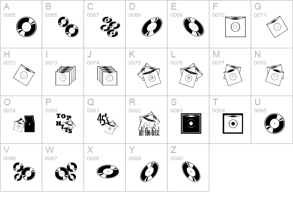 Top 40 JL uppercase A-Z preview