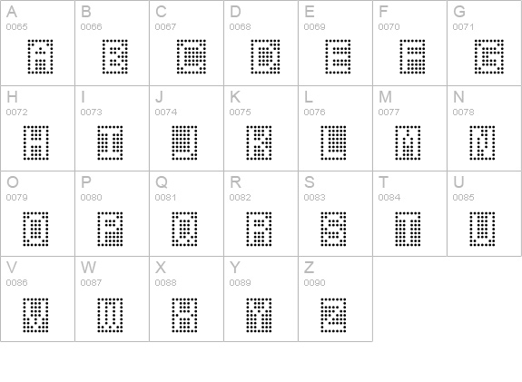 Toteboard uppercase A-Z preview