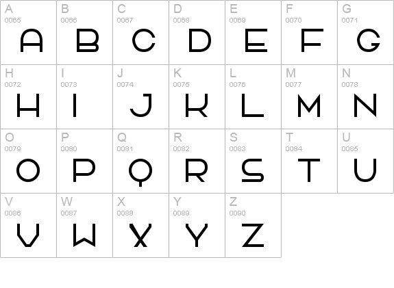 TPF Quackery uppercase A-Z preview