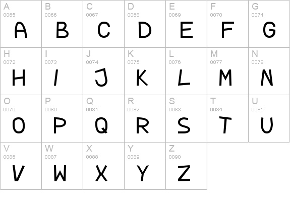 TPF Rubber Ducky uppercase A-Z preview