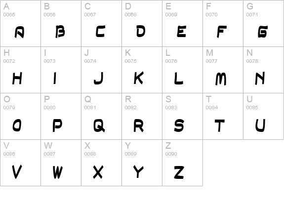 TR Field Day Filter uppercase A-Z preview