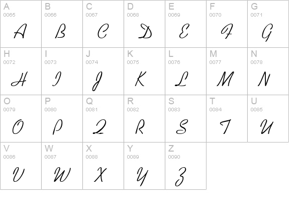 TR Koala Plain uppercase A-Z preview