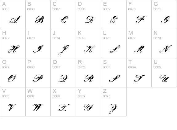 Tragedia uppercase A-Z preview