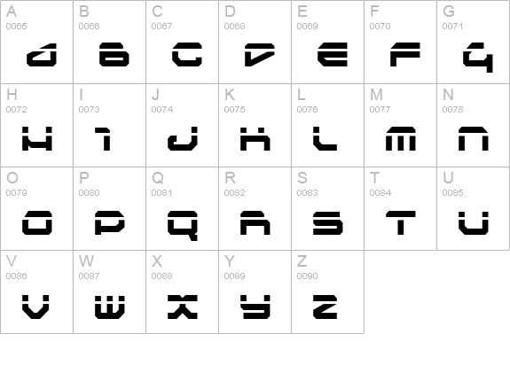 Traveler Laser uppercase A-Z preview