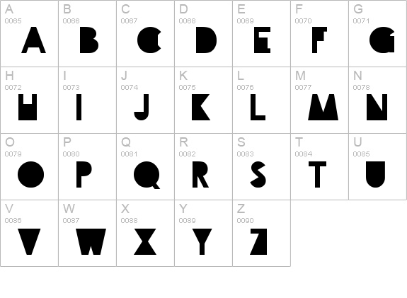 travellers uppercase A-Z preview