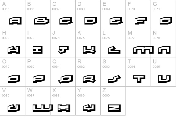 treat uppercase A-Z preview