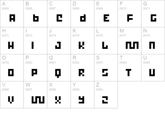 Trick uppercase A-Z preview