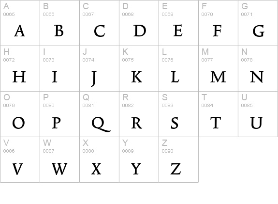 TriniteNo2-MediumWideExp uppercase A-Z preview