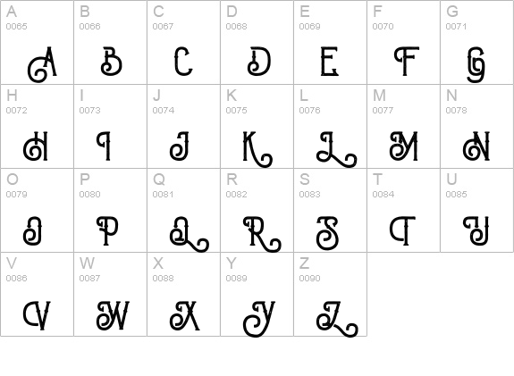 Triumph Wheels - Display Font uppercase A-Z preview