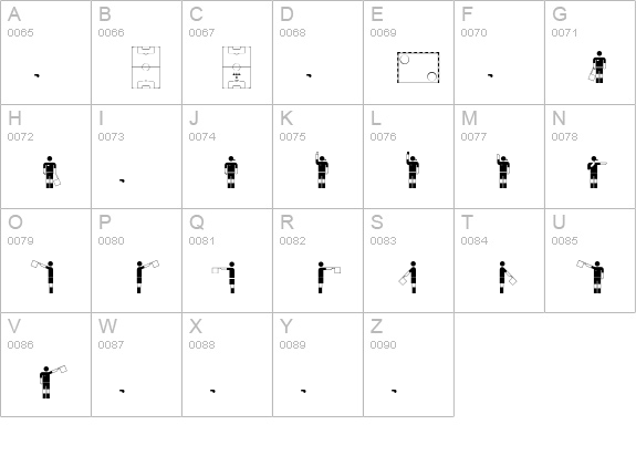 Trivia-Pict uppercase A-Z preview