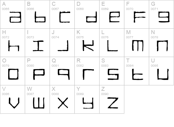 TRUCKTransmission uppercase A-Z preview