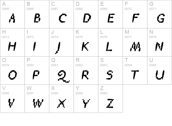TTRheostatCelsius-BoldItalic uppercase A-Z preview