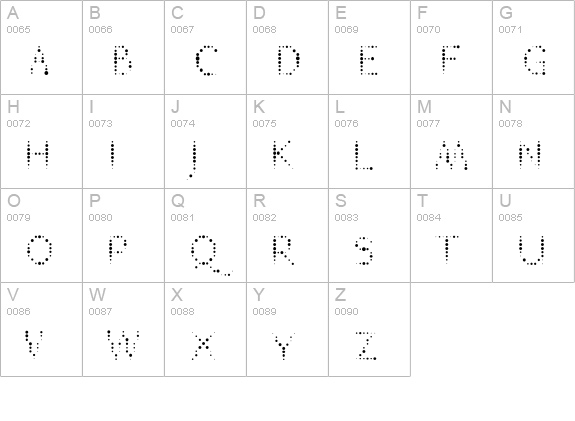 TTRheostatCelsius-Lite uppercase A-Z preview