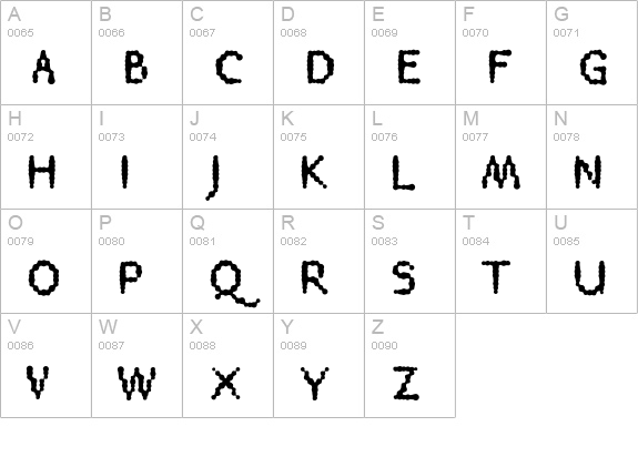 TTRheostatFahrenheit-Bold uppercase A-Z preview