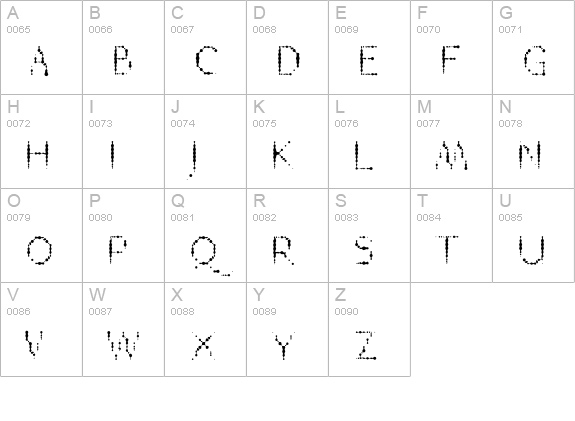 TTRheostatFahrenheit-Lite uppercase A-Z preview