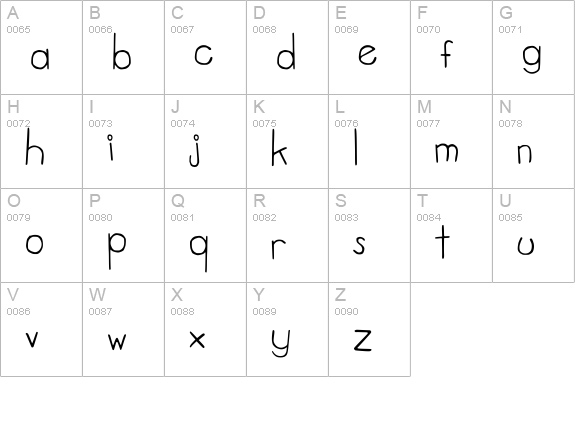 tweed. uppercase A-Z preview
