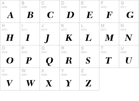 Tycoon Black SSi Bold Italic uppercase A-Z preview