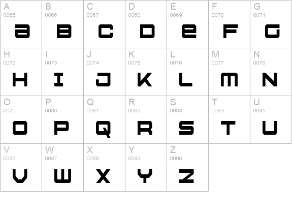 U.S.S. Dallas Condensed uppercase A-Z preview