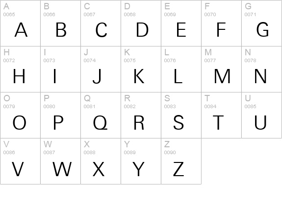 UltimateSerial-Light-Regular uppercase A-Z preview