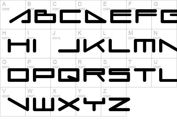 umopMedium uppercase A-Z preview