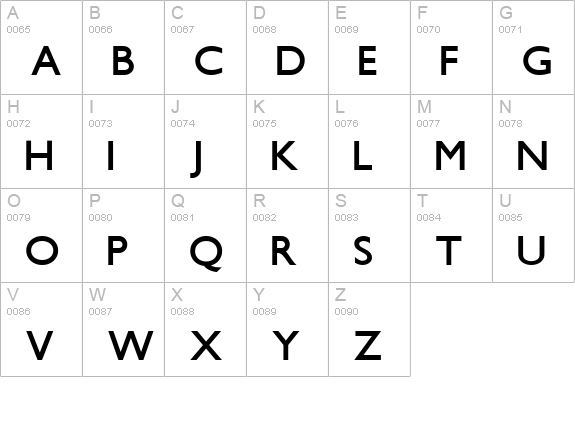 Underground NF uppercase A-Z preview