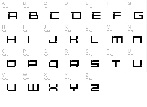 Unfinished ExtraBold uppercase A-Z preview
