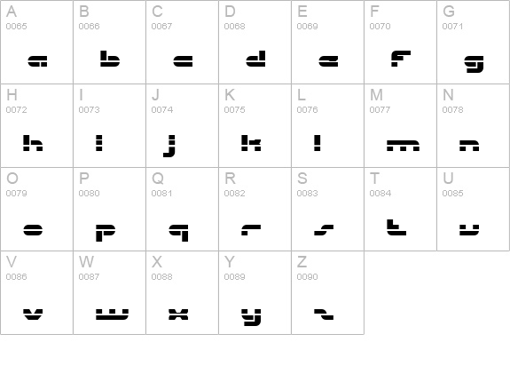 uni-sol laser uppercase A-Z preview