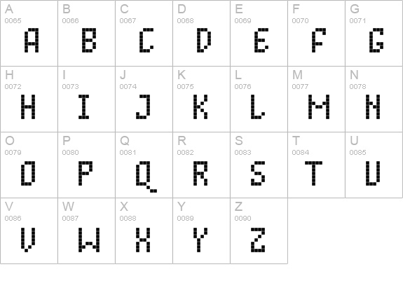 Unibody 8 Italic uppercase A-Z preview