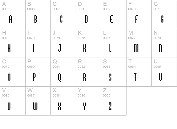 Union-RoundOne uppercase A-Z preview