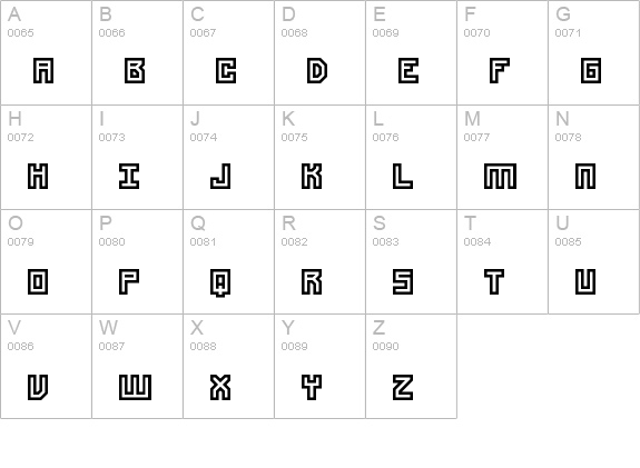 Unlearned 2 BRK uppercase A-Z preview