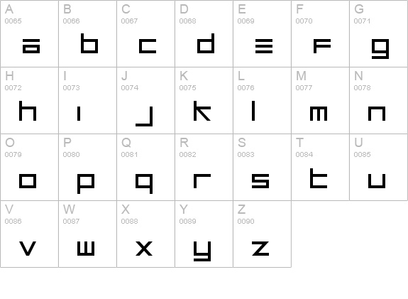 Unsteady Oversteer uppercase A-Z preview