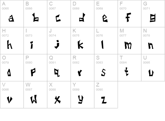 untitled3 uppercase A-Z preview
