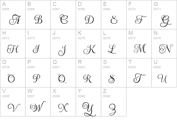 UpDock uppercase A-Z preview