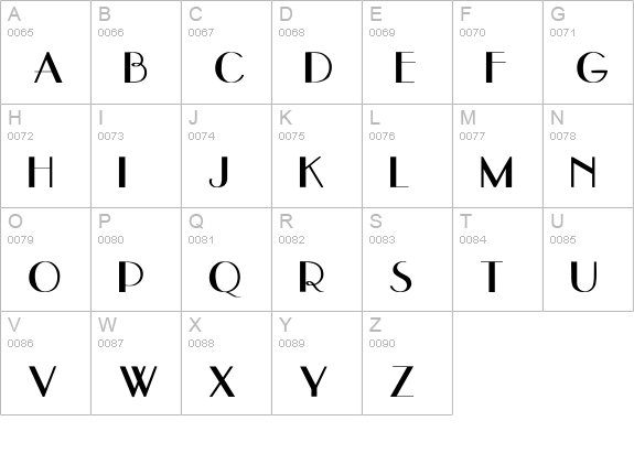 UppEa Bold uppercase A-Z preview