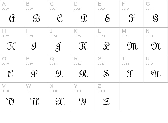 Uptype Bold uppercase A-Z preview