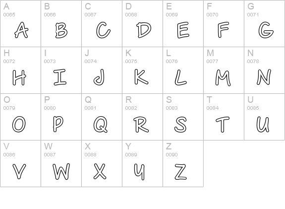 UrbanClass uppercase A-Z preview