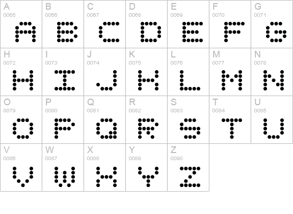 URLYbird uppercase A-Z preview