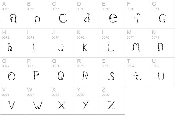 Valium uppercase A-Z preview
