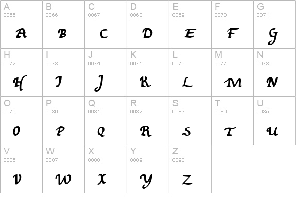 Valley Forge Bold uppercase A-Z preview