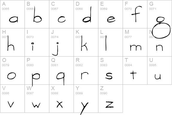 vargas uppercase A-Z preview