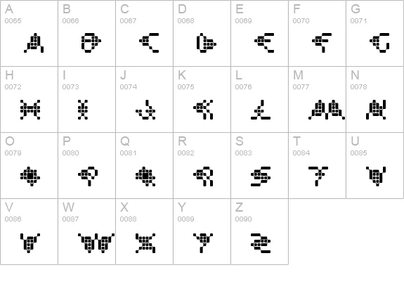 Velocity-Regular uppercase A-Z preview