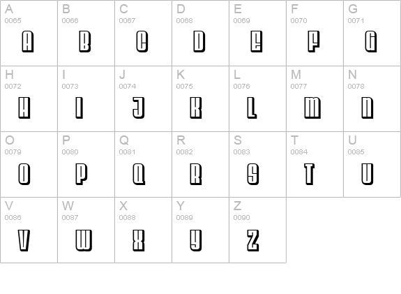 Velvenda Chill uppercase A-Z preview