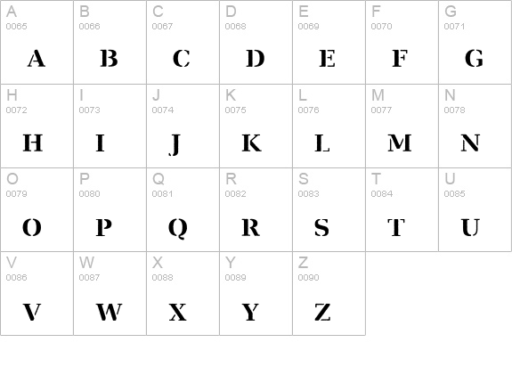 Ver Army uppercase A-Z preview